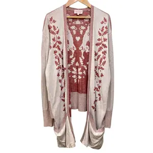 Pre-owned vivienne westwood Wool Small Leather Goods Red Label Jacquard Long Cardigan