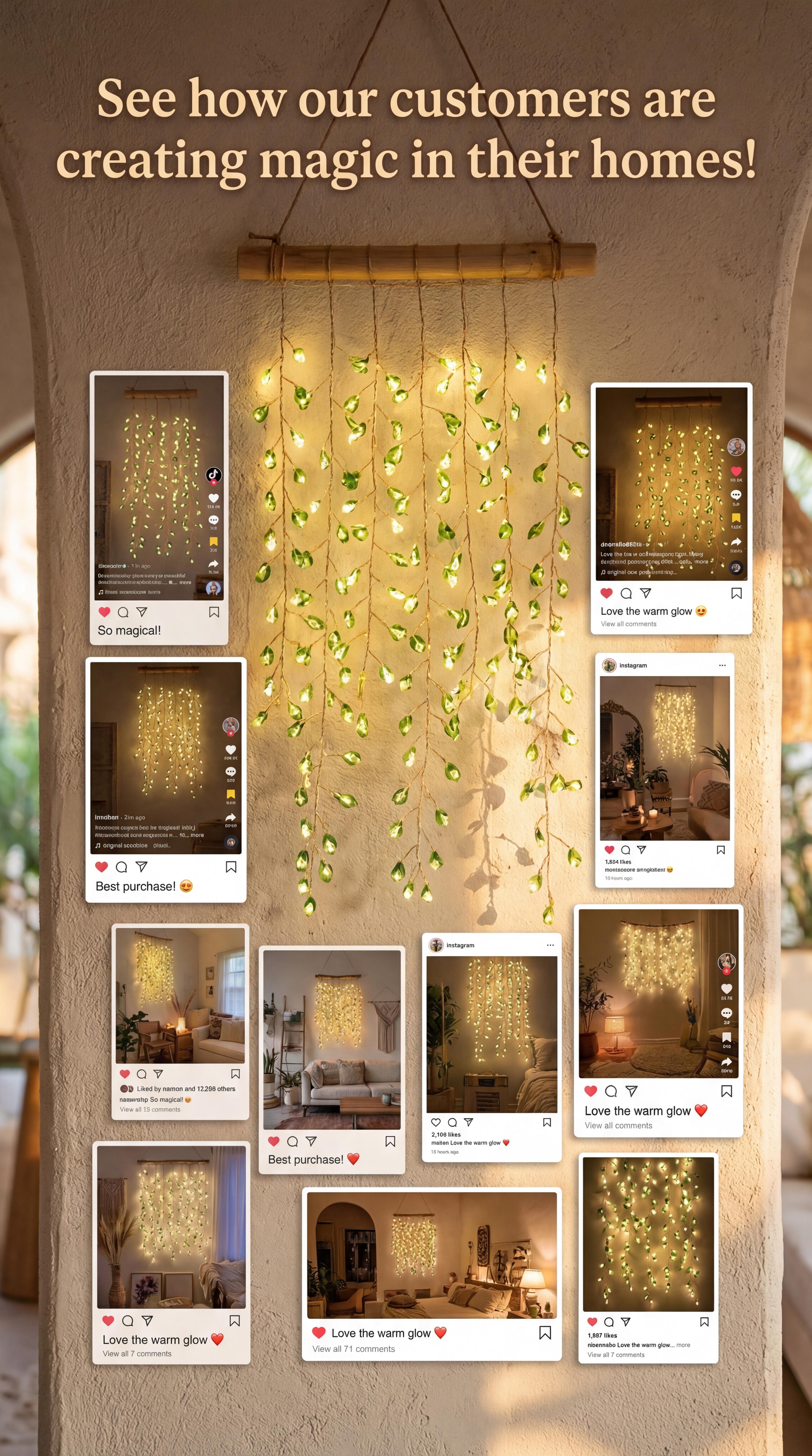 Green/crystal plant suncatcher – Handmade Bohemian Window Decor with Real Wood & Crystal Glass Beads, Rainbow Light Catcher for Home, Garden, suncatcher plant hanger， raised garden beds Gift Idea weeping willow tree Faux Ivy wall planter french doors