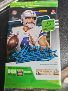 2020 Absolute Football 5-card Pack! 2020 Absolute Football 5-card Pack!