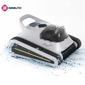 SEAUTO Crab Robotic Pool Vacuum,Wall-Climbing Robot, Automatic Pool Cleaner,Suitable for Walls and Floors of 1614 Square Feet Pool