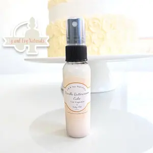 Vanilla Cake Body Mist Perfume , Vanilla Buttercream Cake Body Mist and Hair Fragrance Mist, 2 oz