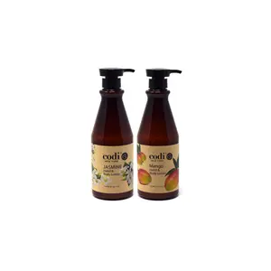 Codi Hand & Body Lotion JASMINE & MANGO 750ml Each – Moisturizing, Nourishing, Non-Greasy Formula Moisture