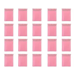 50 Pcs Bubble Packaging Bags, Waterproof Shockproof Sealed Shipping Bags, Soft Padding Envelope Bags for Mailing
