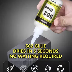 1pc/2pcs/3pcs Sturdy 502 Glue with Durable Bond That Won't Peel Off, Comes with a Pipette for Precise Application, Ideal for Bonding Items Requiring Long-Term Fixation