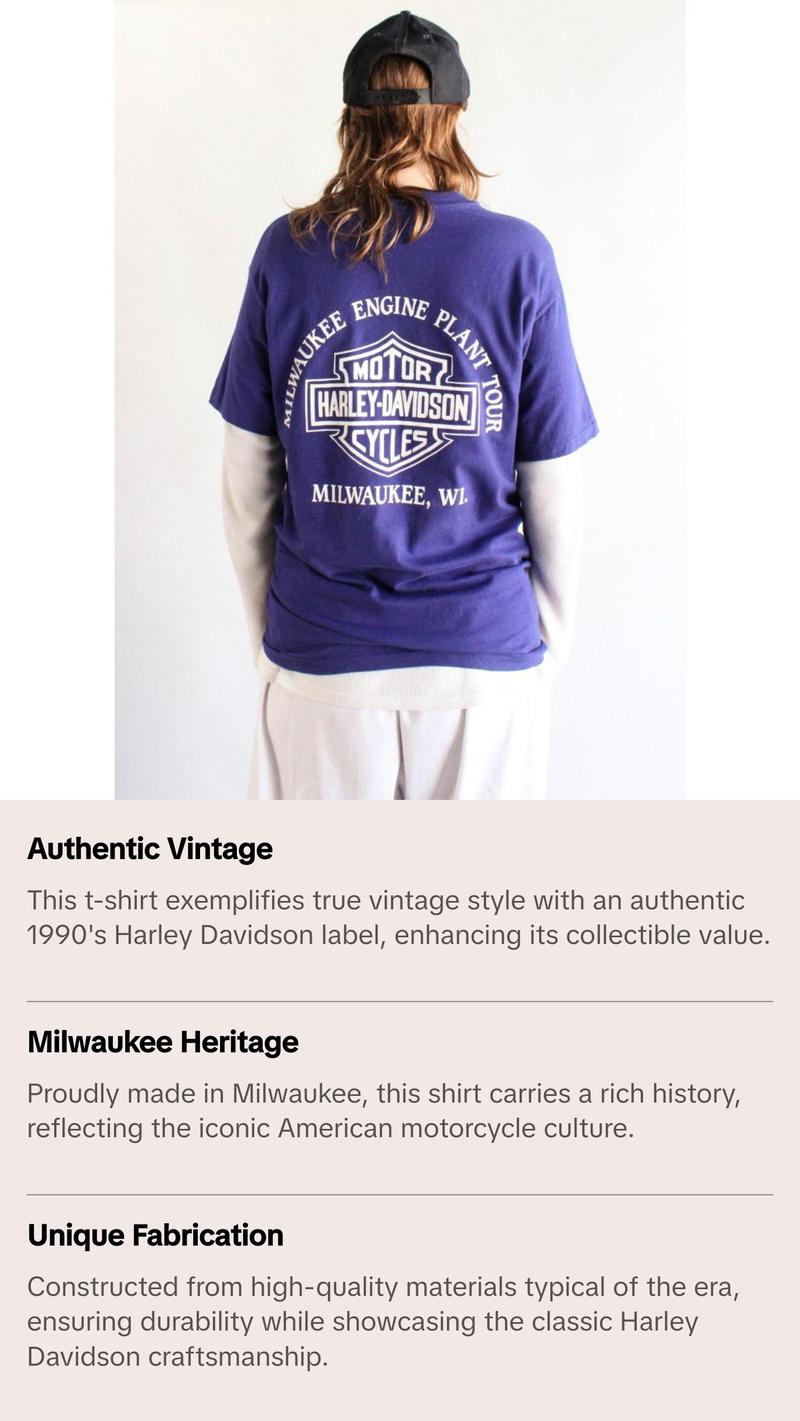 Vintage Harley Tee T0754