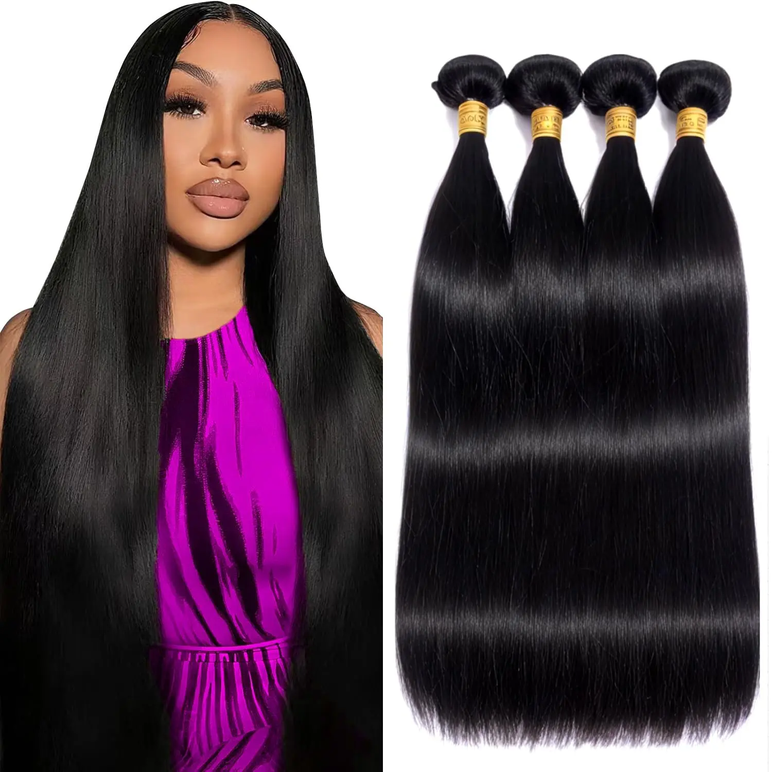 Natural Black Straight