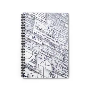 MATH EQUATION Spiral Notebook - Ruled Line | Math Art | Spiral Notebook | Ruled LIne | Math Equation | Gift