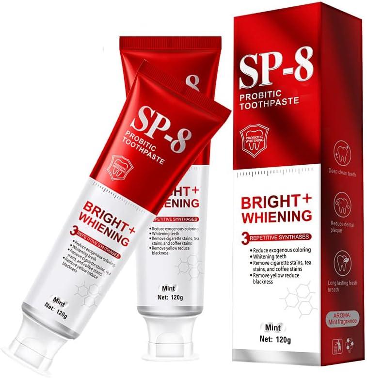 SP-8 Toothpaste, SP-8 Probiotic Whitening Toothpaste, for Fresh Breath ...