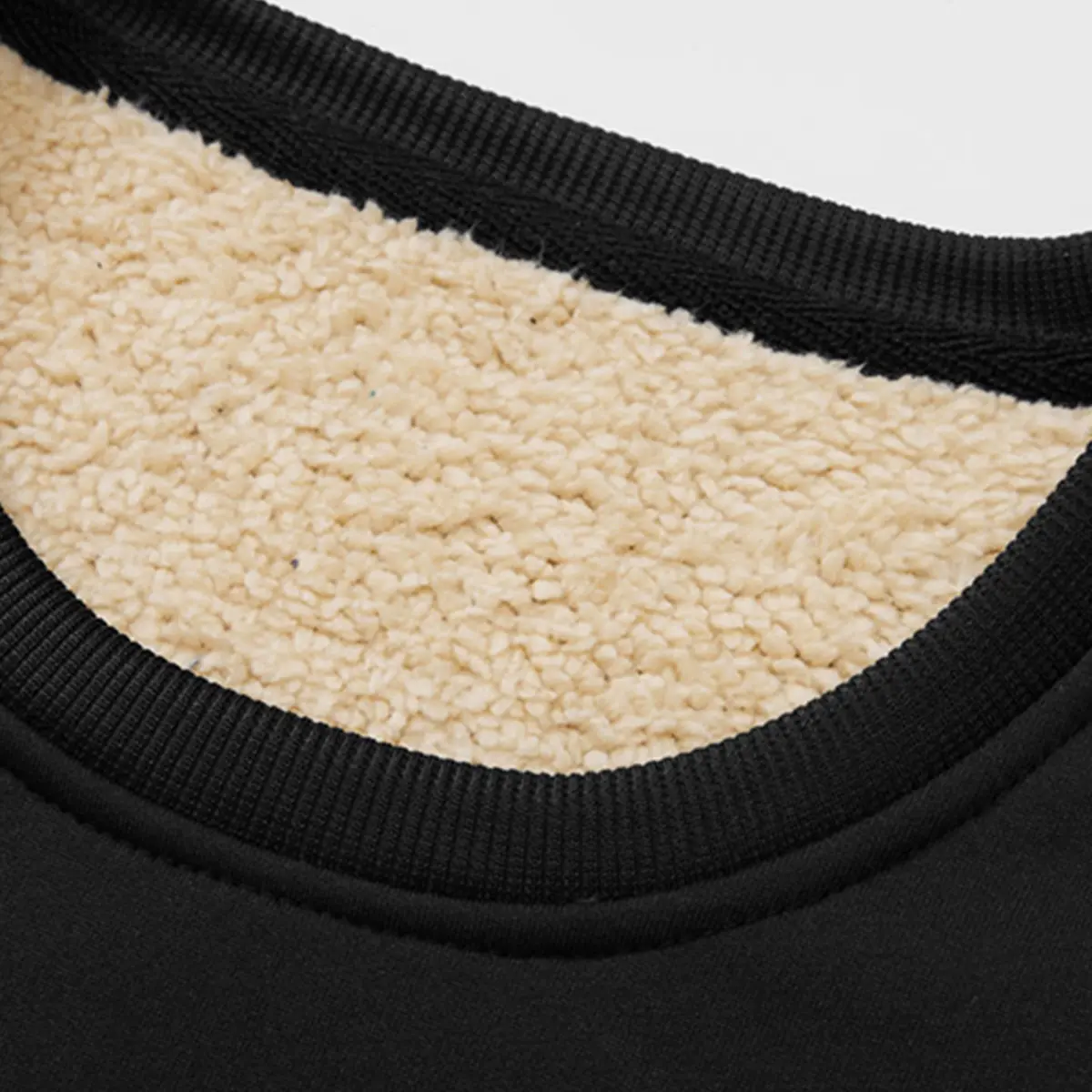 Men's 3-Pack Fitted Crewneck Pullover Sweatshirts, Faux-Fleece Lined, Wind-Resistant Polyester Athletic Fashion Activewear, Casual Halloween Party Autumn Winter Machine-Washable Tops