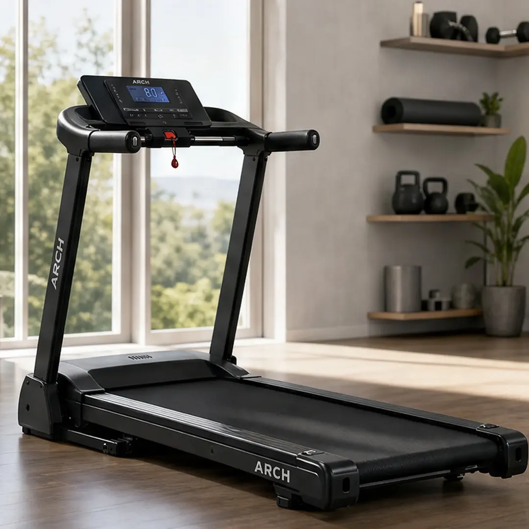 Folding Treadmill with Incline, 2.5 HP Electric Running Machine for Home Gym, Bluetooth Music, Fitshow App, 5" LCD, 12 Programs, 250 LB Capacity, Carbon Steel, Black, Indoor Walking Jogging Cardio Fitness Equipment, Black Color Options