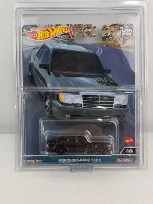 Hot Wheels Premium Car Cultrue 0/5 CHASE Mercedes-Benz 500 E Diecast Model Car