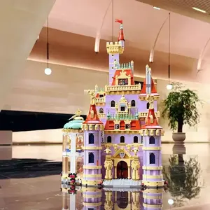 2026 Princess Castle Romantic Toy, Modular Model Building Blocks, Educational Gift for Girls, Birthday Decoration Set, 2916 Pieces