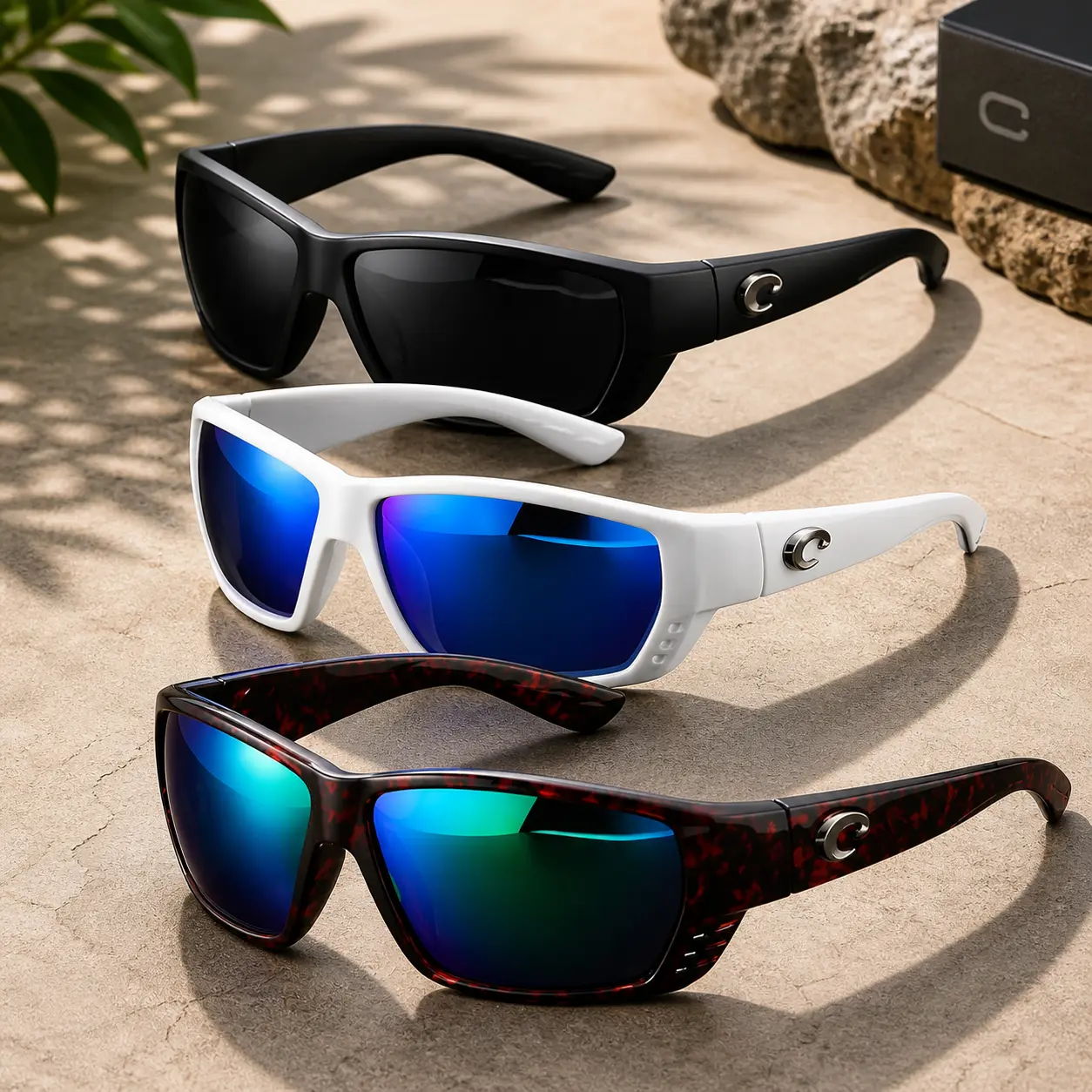 Costa Performance Sunglasses with Anti Glare Lens for Fishing Water Sports Hiking and Travel