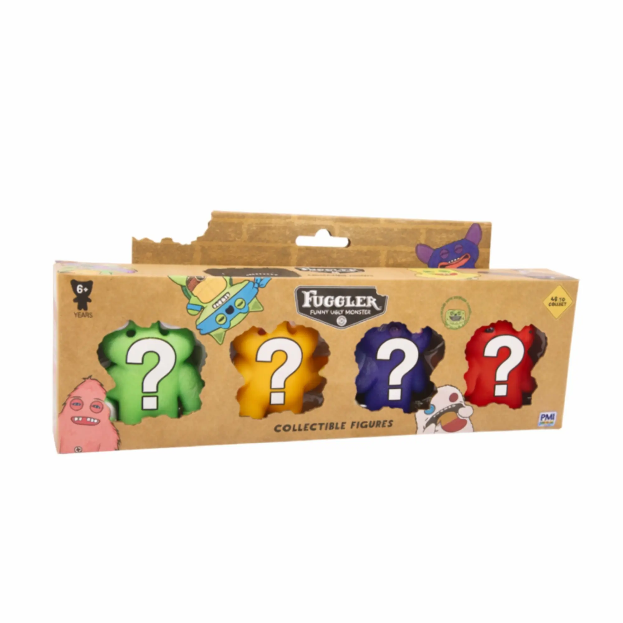 Zuru Fuggler Collectible 2.5 Inch Figures 4 Pack Random Box