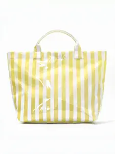 Women's Striped Casual Shoulder Bag, High-Value Lightweight Handbag, Crossbody Tote Bag, Large Capacity Travel Commuter Bag, All Season Use