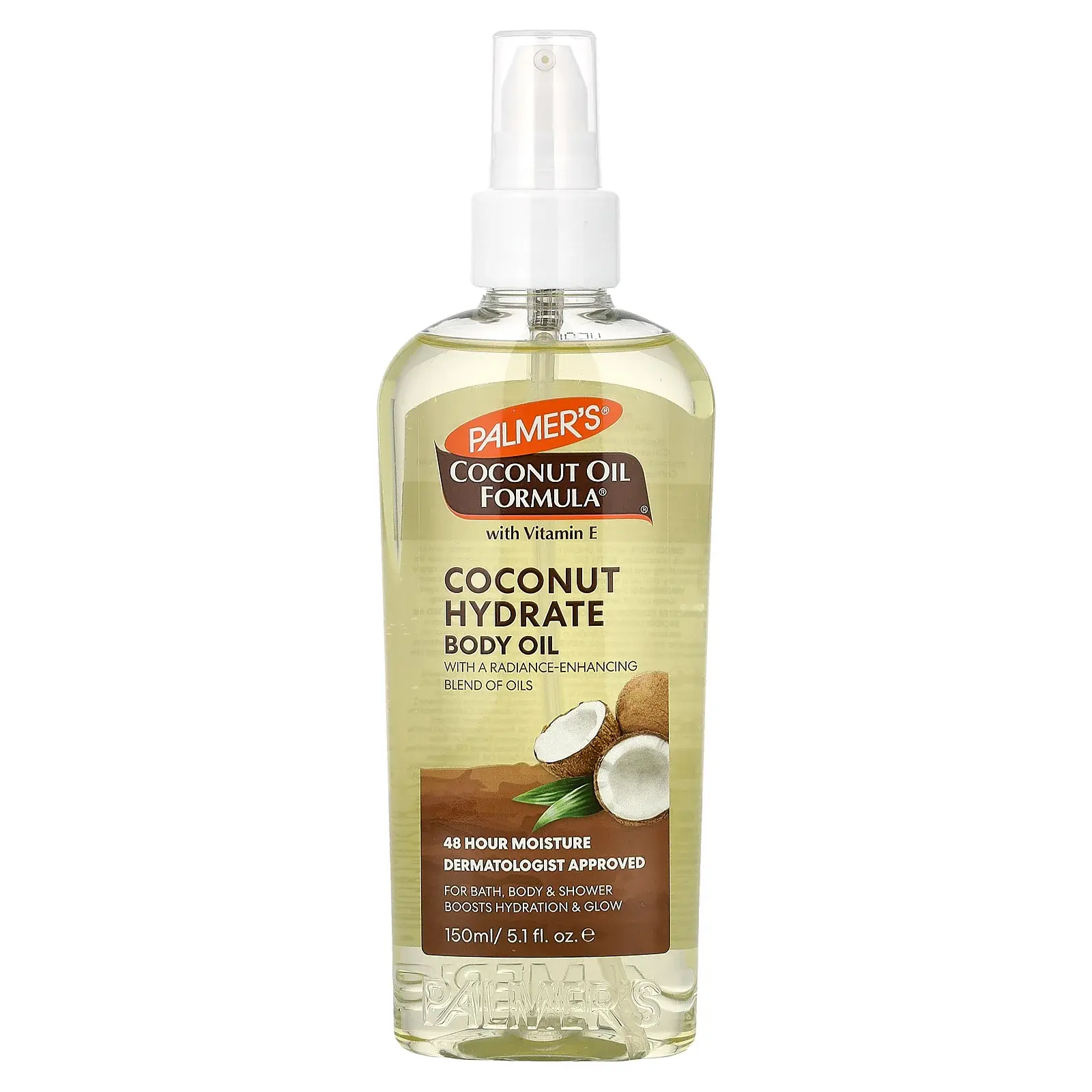 Palmer's Coconut Oil Formula® with Vitamin E, Coconut Hydrate Body Oil, 5.1 fl oz (150 ml)