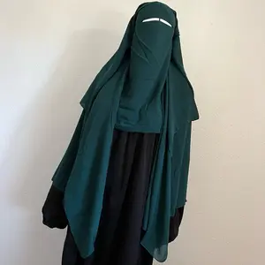 3 layers nose string niqab