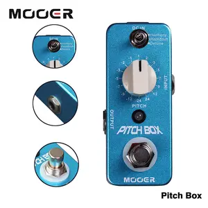 MOOER Digitech Drop Pedal Harmonizer Guitar Pedal Pitch Box MPS1 Guitar Effect Pedal Pitch Box Guitar Harmonizer Pitch Shifter Guitar Pedal Pitch Pedal for Electric Guitar Bass True Bypass