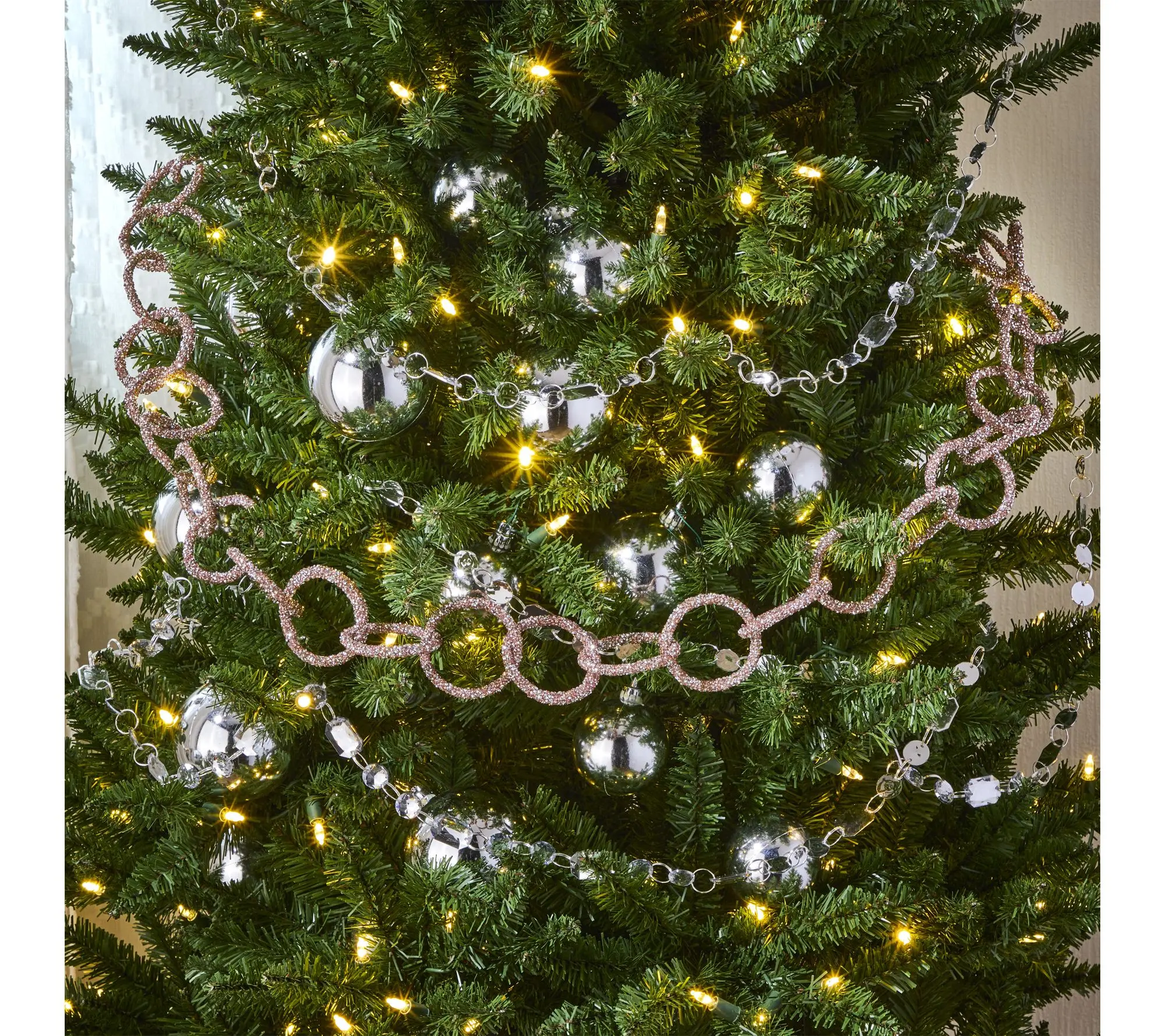 60" Metallic Loop Garland by Valerie