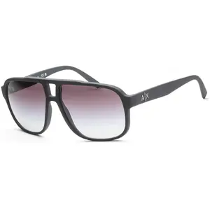 Armani Exchange Men's 61mm Matte Black Sunglasses AX4104S-80788G