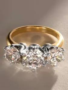 1 PC Glamorous Cubic Zirconia Ring Engagement Rings For Women Wedding Engagement Valentine's Day Party Gift Statement Ring