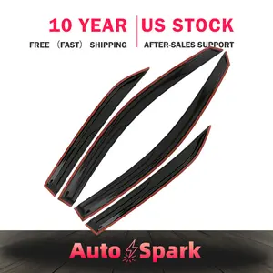 【Spring Glow Up】For 2009-2013 Toyota Corolla Sedan JDM Mugen Style Window Visors Sun Rain Guards car play Ultra HD Wireless Carplay Stereo Handheld High-Resolution Thermal Camera Chrome Housing Halogen Taillight Set