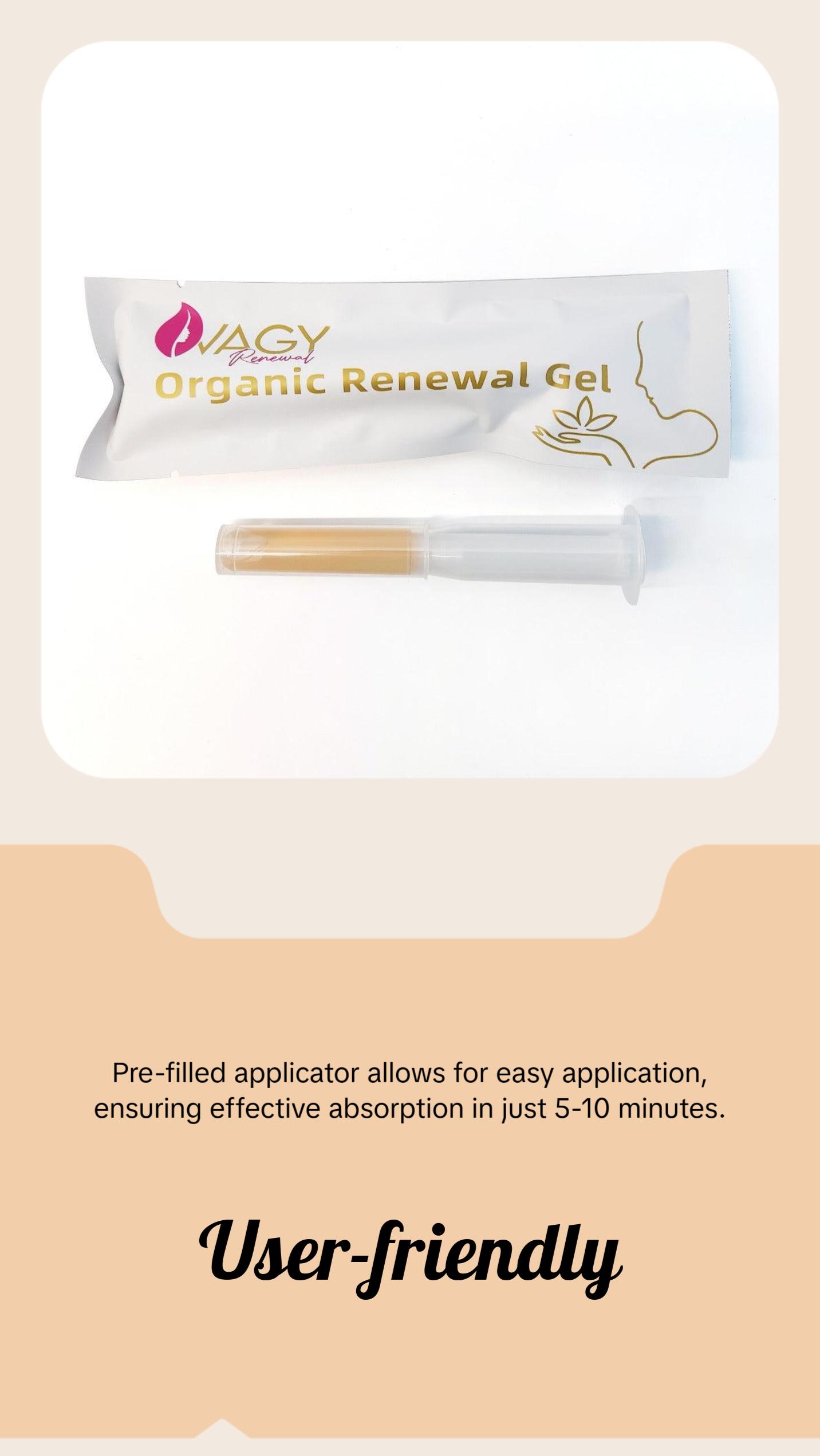 Organic Renewal Gel Pack of 6 Comfort Aloe