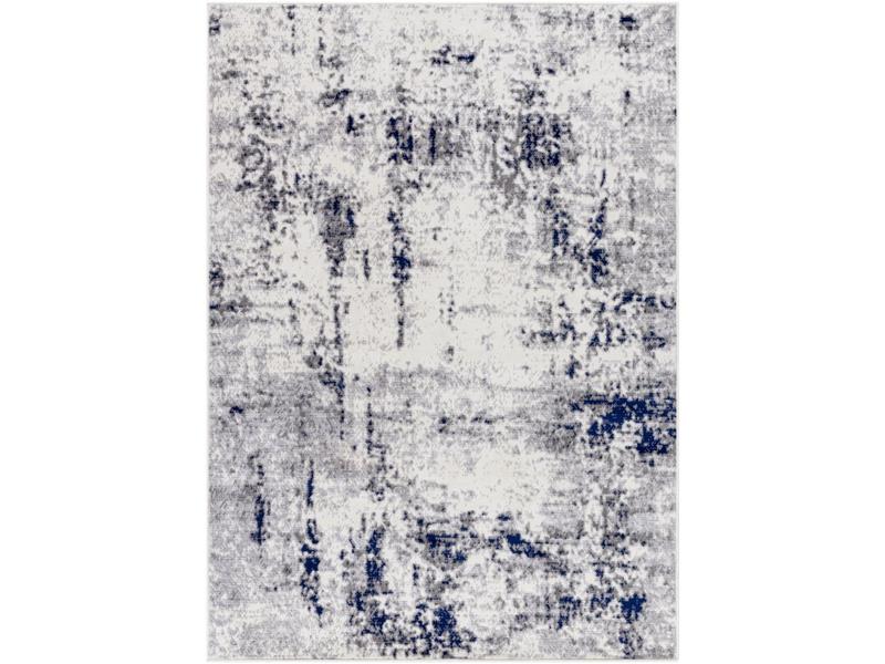Livabliss PSS2372-679 Durable Minimalist 6' 7" X 9'' Rectangle Indoor Decorative Area Rug, Medium Pile Polypropylene Pisa Weave Multi-Color Home Decor (High Traffic)