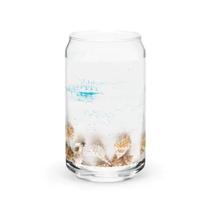 LaLa Home Decor Coastal Can-shaped glass