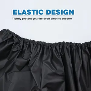 Sun Protection Rainproof Motorcycle Dust Cover, All-Season Bike Cover, Durable Peva Material, High Elasticity, Fits All Models