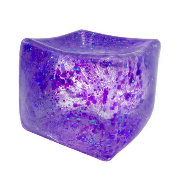 Fun Doh Jumbo Squishy Cube Fidget Toy - Novelty Brands Random Colorful Sensory Imaginative Play Item, Unisex Dough-Like Texture Stress Relief for 8-10 Years Neurodivergent Kids, Mental Health Support, Colorful Sensory Play