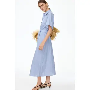 H&M Tie-belt shirt dress