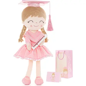 Baby Girl Gifts Graduation Plush Girls Dolls Congratulation Gift for Kindergarten Pink 16 Inch 1500