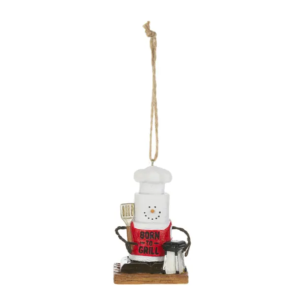 S'mores "Born to Grill" Ornament