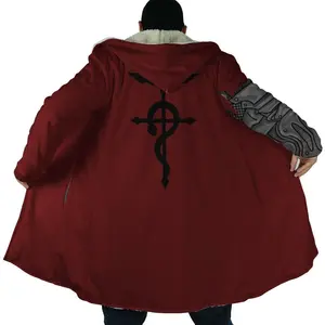 Edward Elric Automail Fullmetal Alchemist Dream Cloak Coat, Gift For Him, For Her