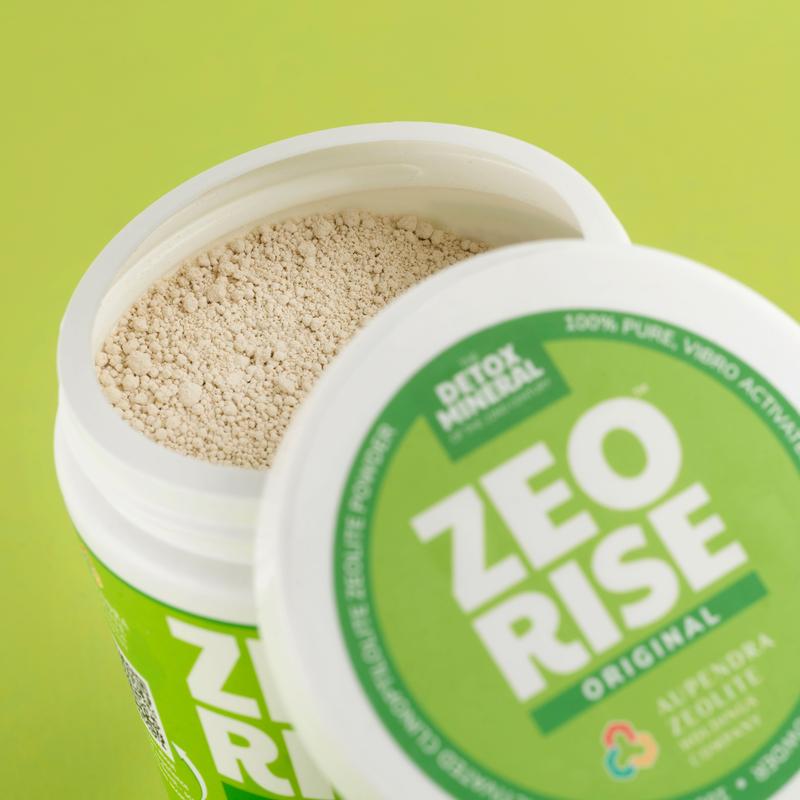 ZEORISE [Original] - 100% Natural Alkaline Zeolite Powder (VAM technology activated, Unflavored, 7.2 oz)
