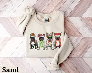 French Bulldog Sweatshirt, Dog Lover Gift, Holiday Sweaters, Christmas French Bulldog Shirt, Christmas Crewneck, Dog Mom Shirt, Xmas Shirts
