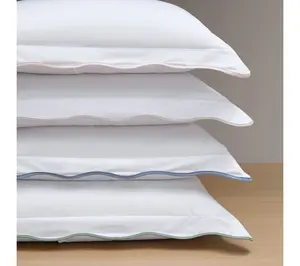 Martha Stewart Simple Scallop White/Grey Cott on Twin Duvet S