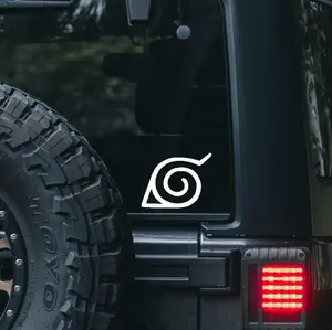 Hidden Leaf Village Symbol Vinyl Sticker for Trucks, Cars