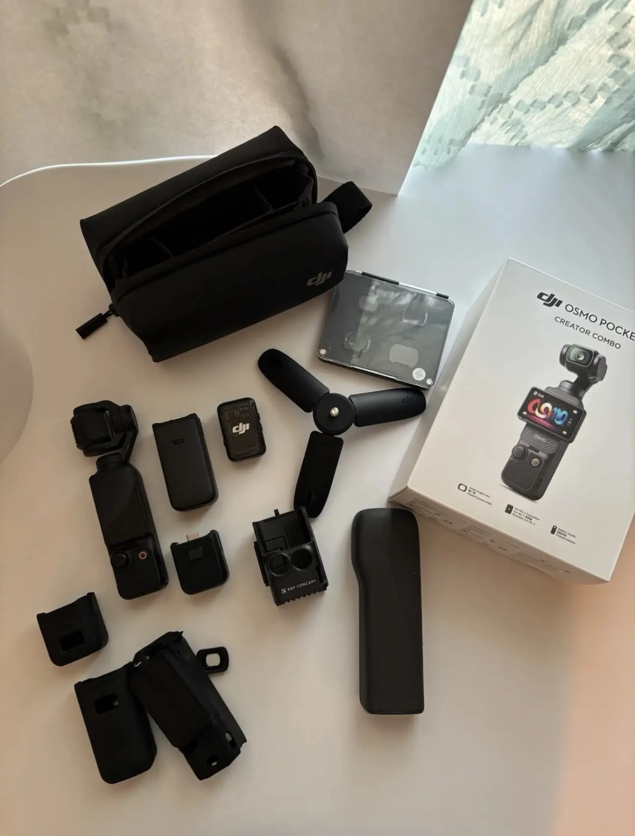 DJI Osmo Pocket 3 Creator Combo w/ Case and accessories