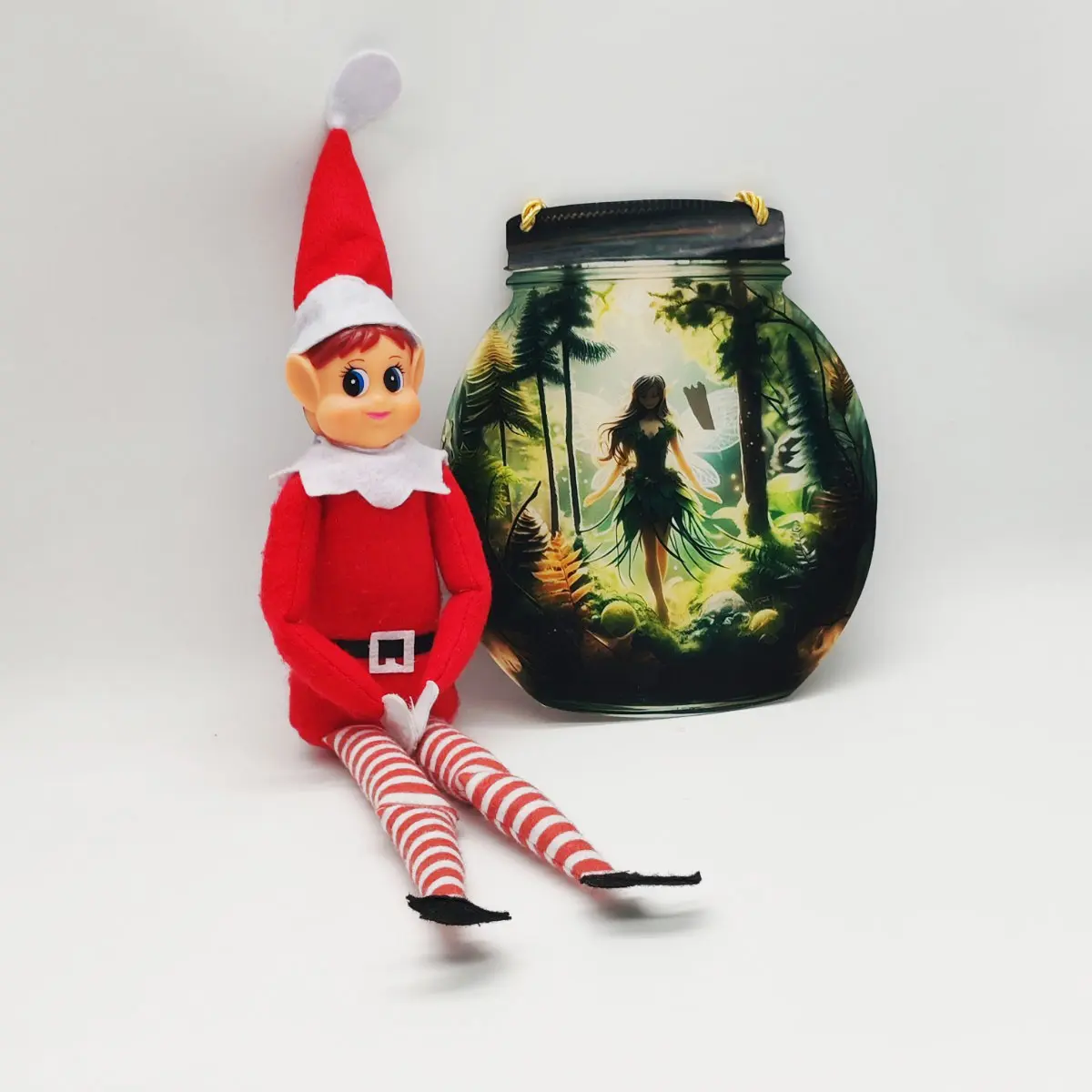 Santa Elf Doll, Cute Elf Doll Ornament, Elf Doll Decoration, Christmas Ornaments, Home Decor, Room Decor, Festive & Party Supplies