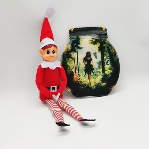 Santa Elf Doll, Cute Elf Doll Ornament, Elf Doll Decoration, Christmas Ornaments, Home Decor, Room Decor, Festive & Party Supplies