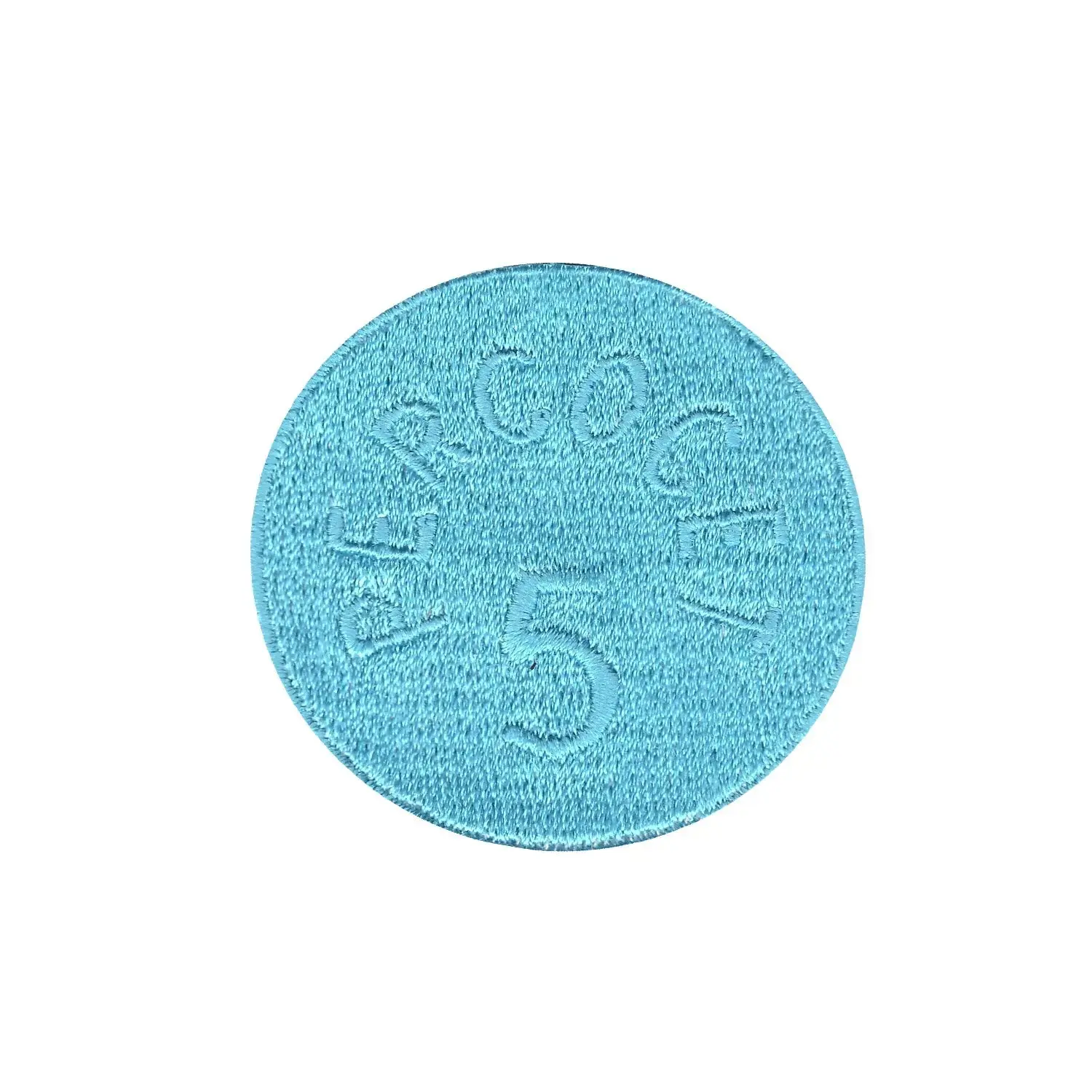 Percocet Pill Iron On Embroidered Patch