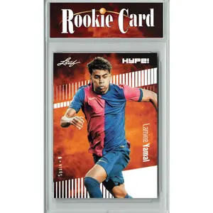 Certified Mint Lamine Yamal 2024 Leaf HYPE 164 Only 5000 Made Rookie Card Barcelona F.C.