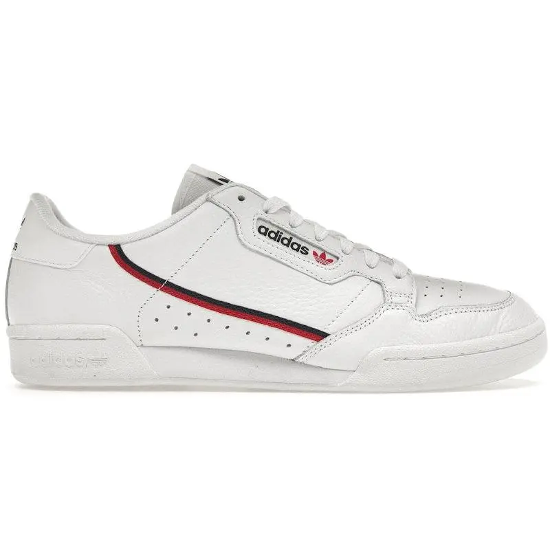 adidas Men's Continental 80 White Scarlet Navy, from StockX