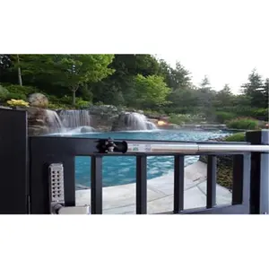 212 MAIN Lockey TB-600 Steel Hydraulic Gate Closer - Black, Hydraulic Control, Automatic Door Closer, Side Mount, Max 250lbs Door Security Lock