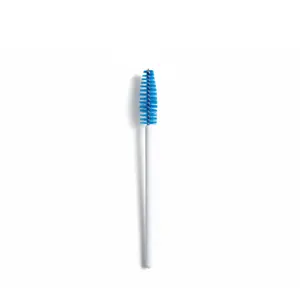 Disposable Mascara Brush with Blue Bristles for Precise Application