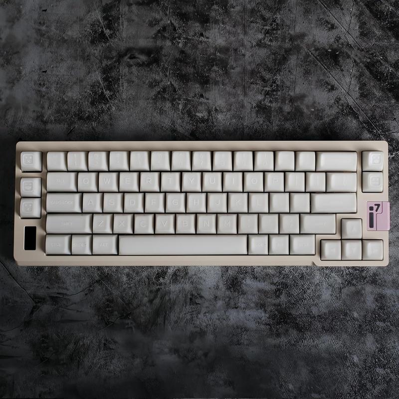 142 Jade-style PBT Keycaps, SA Profile Semi-Transparent Backlit Set