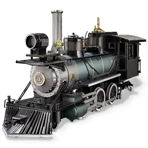Piececool 3D Metal puzzle model Mogul Locomotive - Detailed Model Train Kit for Collectors and Enthusiasts