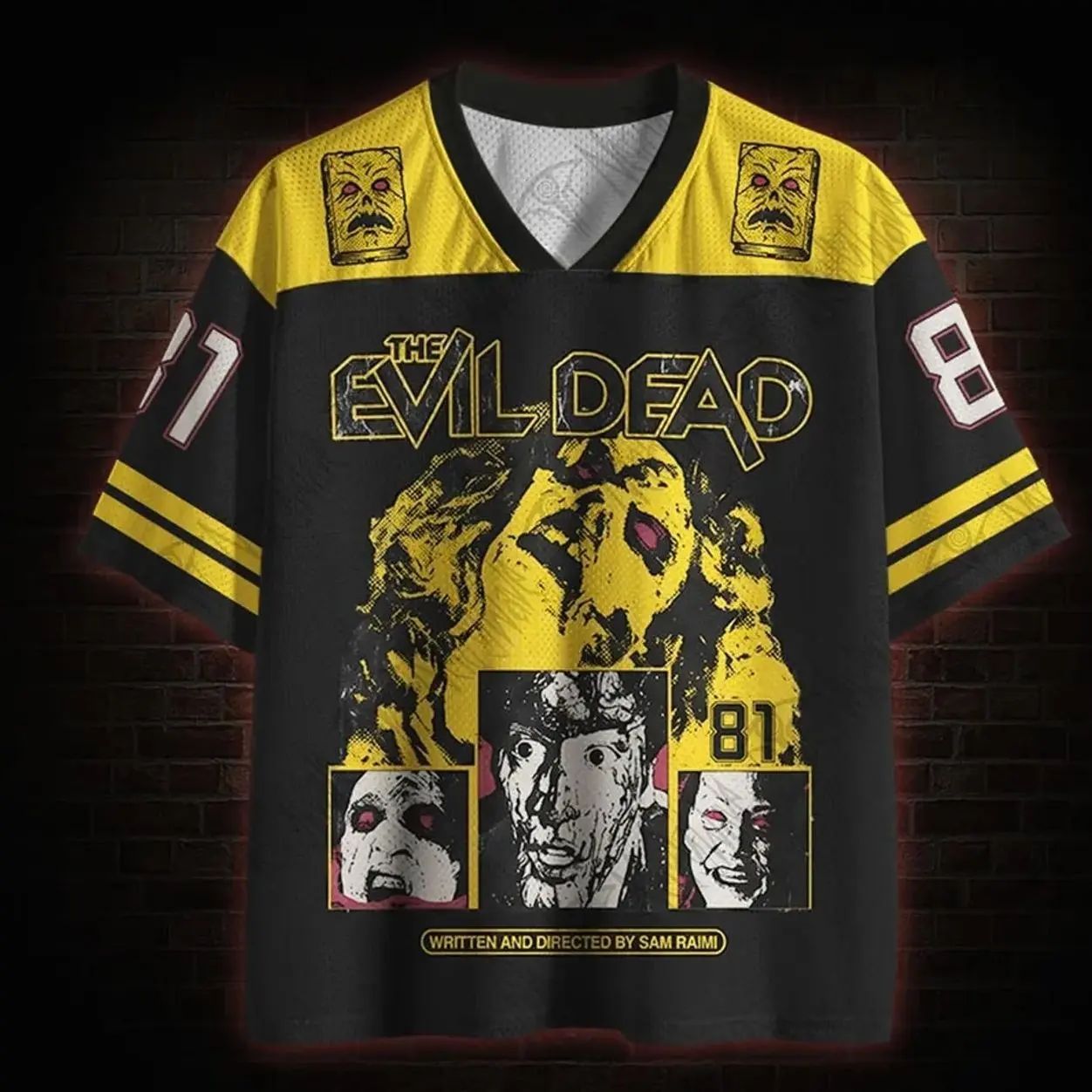 Groovy Mesh Jersey → Groovy Mesh Jersey, Retro Vintage Graphic Sports Jersey, Oversized Baseball Style Mesh Shirt, Casual Streetwear Athletic Top IWE